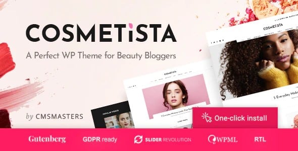 Tema Cosmetista - Template WordPress
