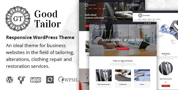 Tema Good Tailor - Template WordPress