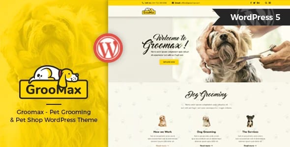 Tema Groomax - Template WordPress