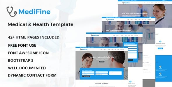 Tema Medifine - Template WordPress