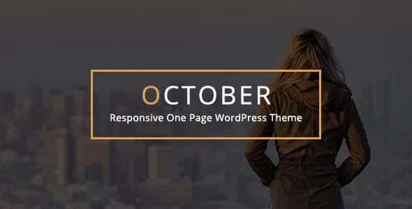 Tema October - Template WordPress