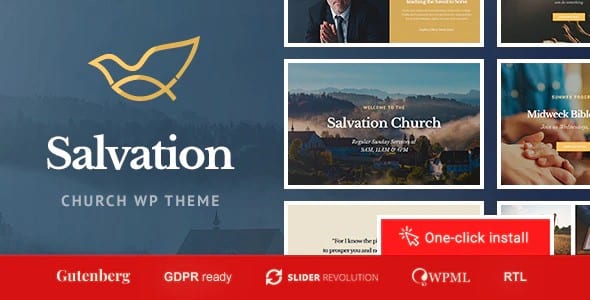 Tema Salvation CMSMAsters - Template WordPress