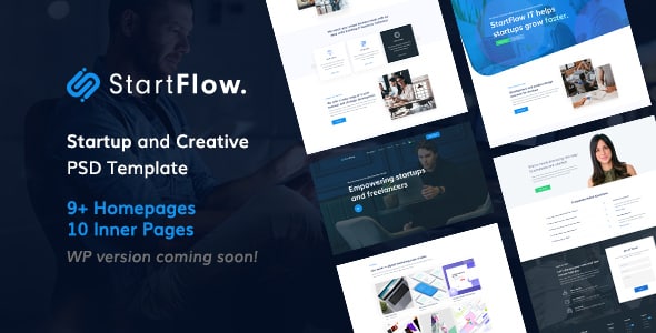 Tema Start Flow - Template WordPress