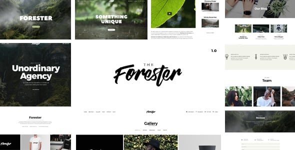 Tema The Forester - Template WordPress
