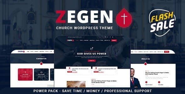 Tema Zegen - Template WordPress