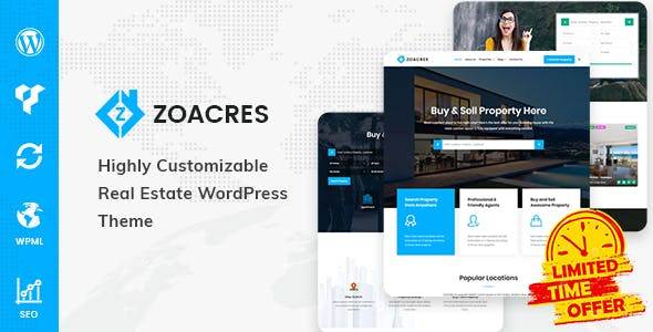 Tema Zoacres - Template WordPress