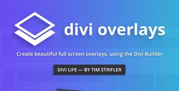 Plugin Divi Overlays - WordPress