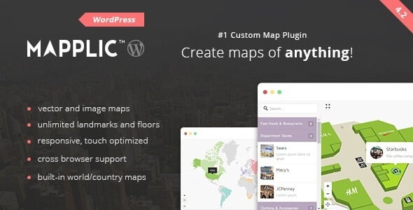 Plugin Mapplic - WordPress