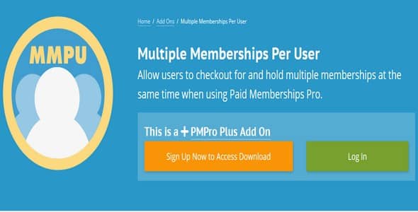 Plugin Paid Memberships Pro Multiple Memberships Per User - WordPress