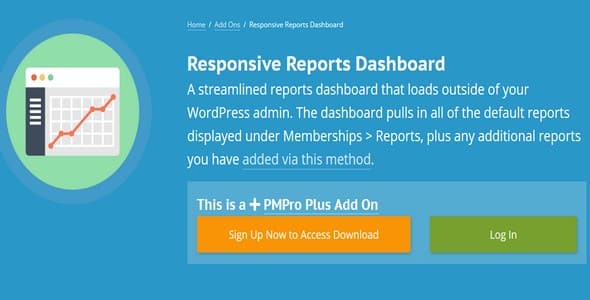 Plugin Paid Memberships Pro Responsive Reports Dashboard - WordPress
