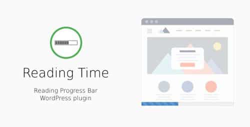 Plugin Reading Time - WordPress