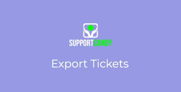 Plugin Support Candy Export Tickets - WordPress