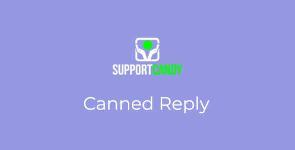 Plugin SupportCandy Canned Reply - WordPress