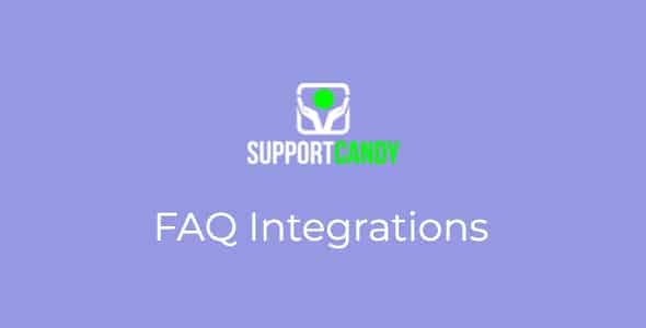 Plugin SupportCandy FAQ Integrations - WordPress