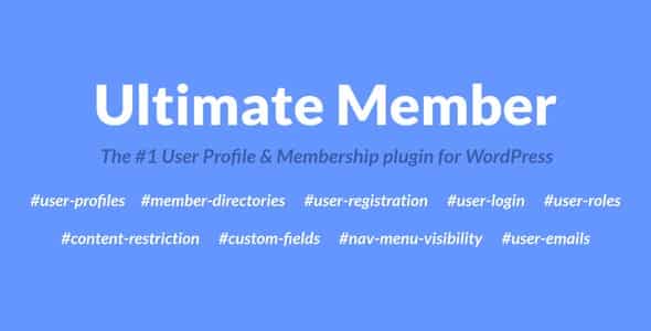 Plugin Ultimate Member - WordPress