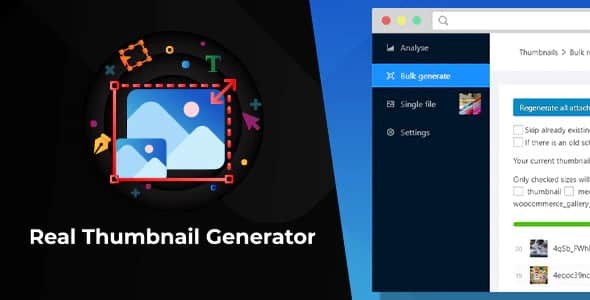 Plugin WordPress Real Thumbnail Generator - WordPress