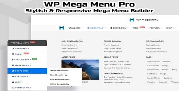 Plugin Wp Mega Menu Pro - WordPress