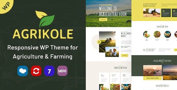 Tema Agrikole - WordPress