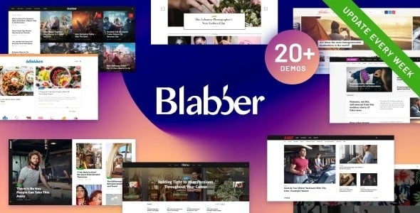 Tema Blabber - Template WordPress