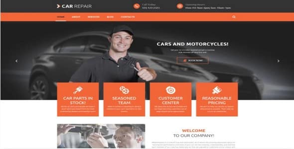 Tema Cars and Bikes - Template WordPress