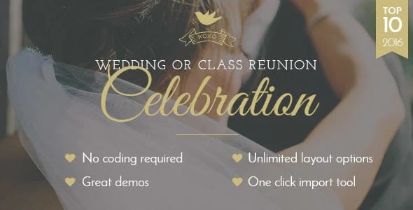 Tema Celebration - Template WordPress