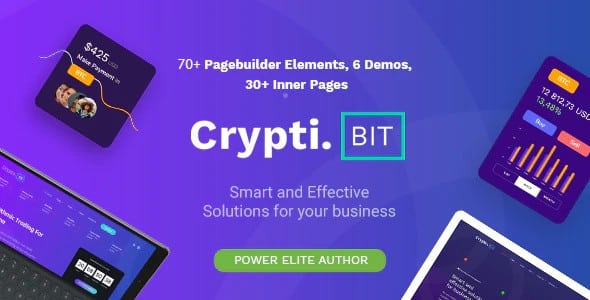 Tema Cryptibit - Template WordPress