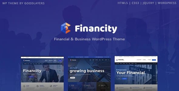 Tema Financity - Template WordPress