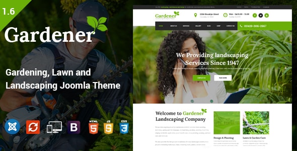 Tema Gardener - Template WordPress