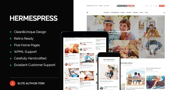 Tema Hermespress - Template WordPress