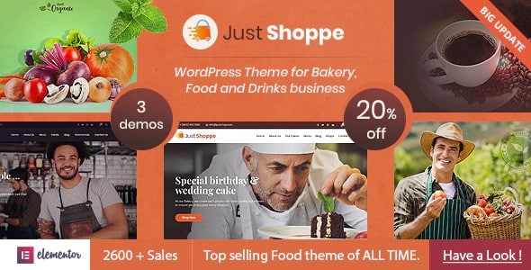 Tema Justshoppe - Template WordPress