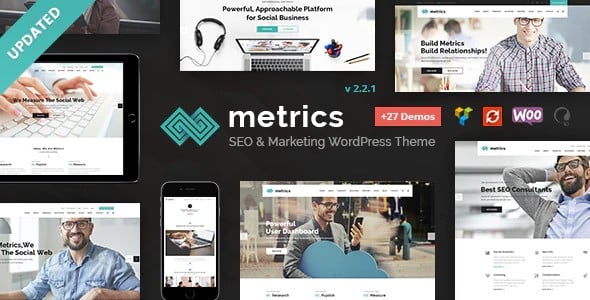 Tema Metrics - Template WordPress