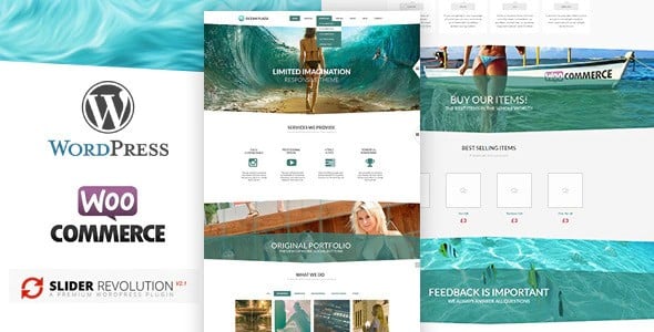 Tema OceanPlaza - Template WordPress