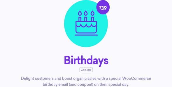 Plugin Automatewoo Birthdays - WordPress