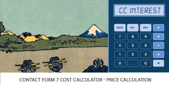 Plugin Contact Form Seven 7 Cost Calculator - WordPress