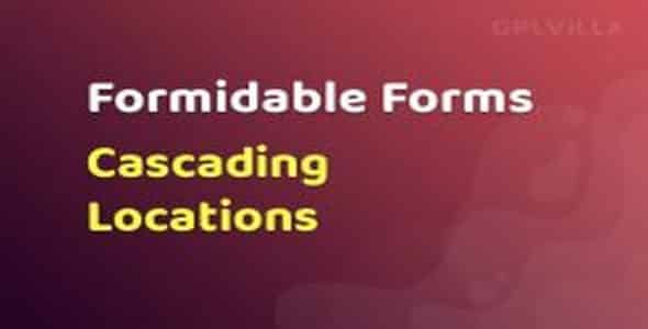 Plugin Formidable Forms Cascading Locations Add-On - WordPress