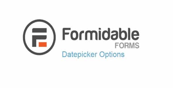 Plugin Formidable Forms Datepicker Options Add-On - WordPress