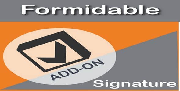 Plugin Formidable Forms Digital Signature Add-On - WordPress