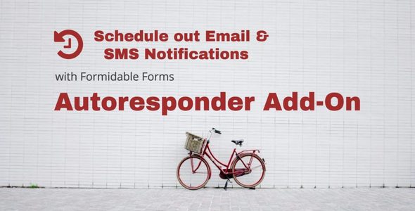 Plugin Formidable Forms Email Autoresponders Notifications - WordPress