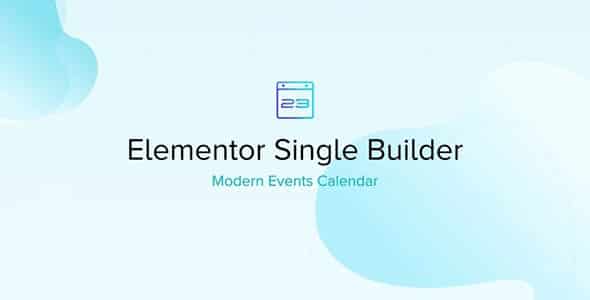 Plugin Modern Events Calendar Elementor Single Builder Addon - WordPress