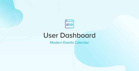 Plugin Modern Events Calendar User Dashboard Addon - WordPress