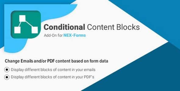 Plugin Nex-Forms Conditional Content Blocks - WordPress