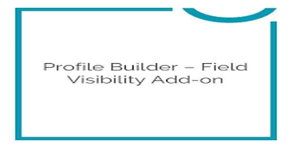 Plugin Profile Builder Field Visibility - WordPress