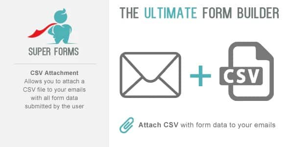 Plugin Super Forms Csv Attachment Addon - WordPress