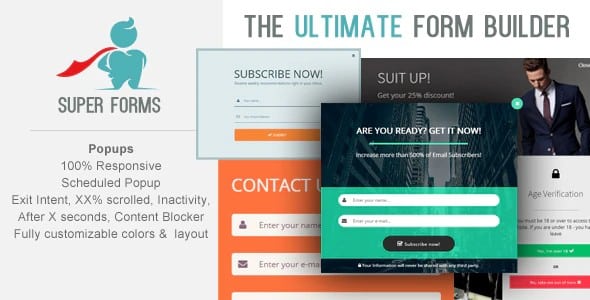 Plugin Super Forms Popups Addon - WordPress