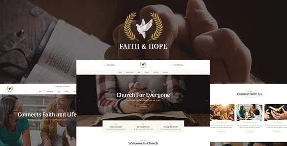 Tema Faith Hope - Template WordPress