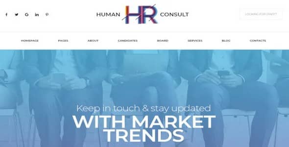 Tema HR Human Consult - Template WordPress