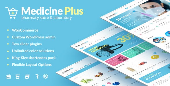 Tema Medicine Plus - Template WordPress