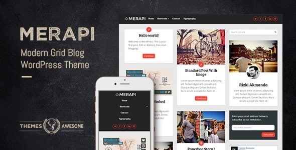 Tema Merapi - Template WordPress