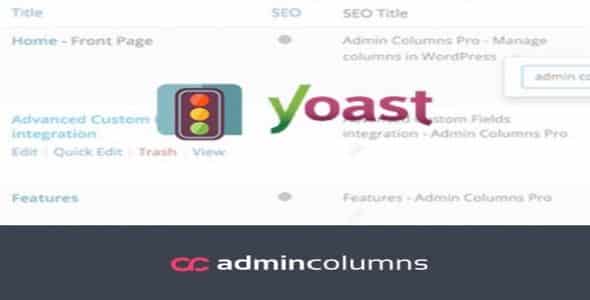 Plugin Admin Columns Pro Yoast Seo - WordPress