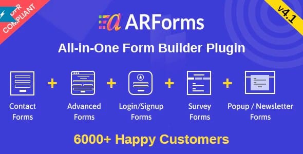 Plugin Arforms - WordPress